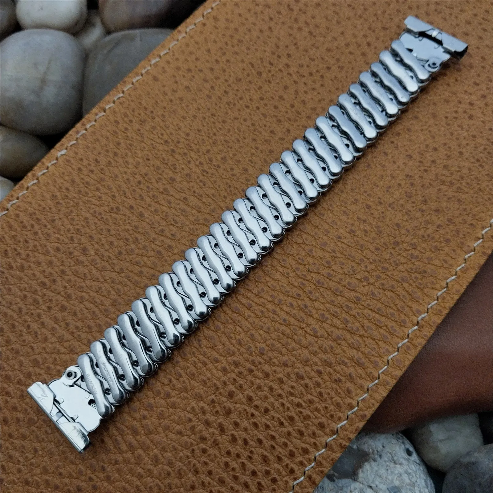 16mm 18mm 19mm Bellavance Stainless Steel Expansion Unused Vintage Watch Band