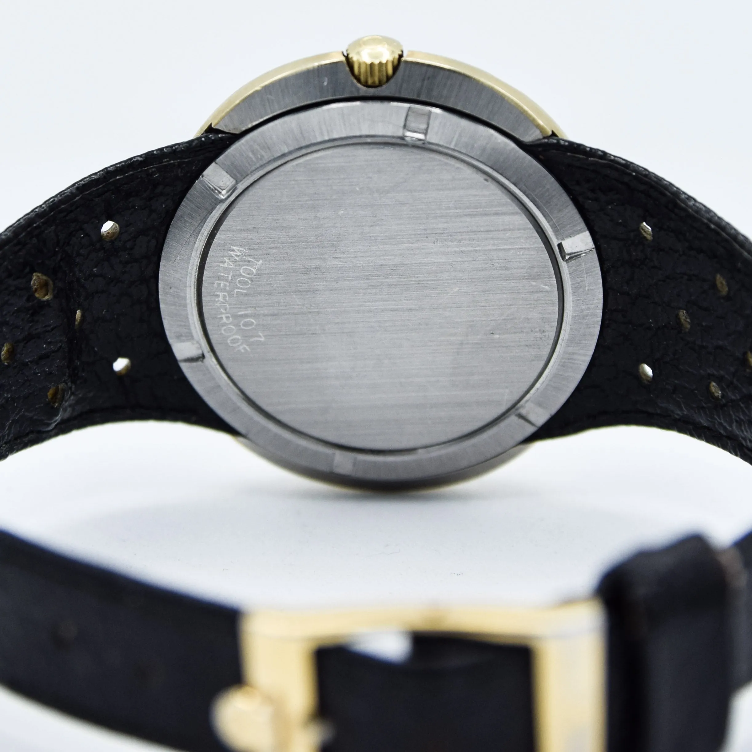 1970 Omega Geneve Dynamic Automatic Date with Gorgeous Two Tone Dial Model 166.039 in Gold Capped Case