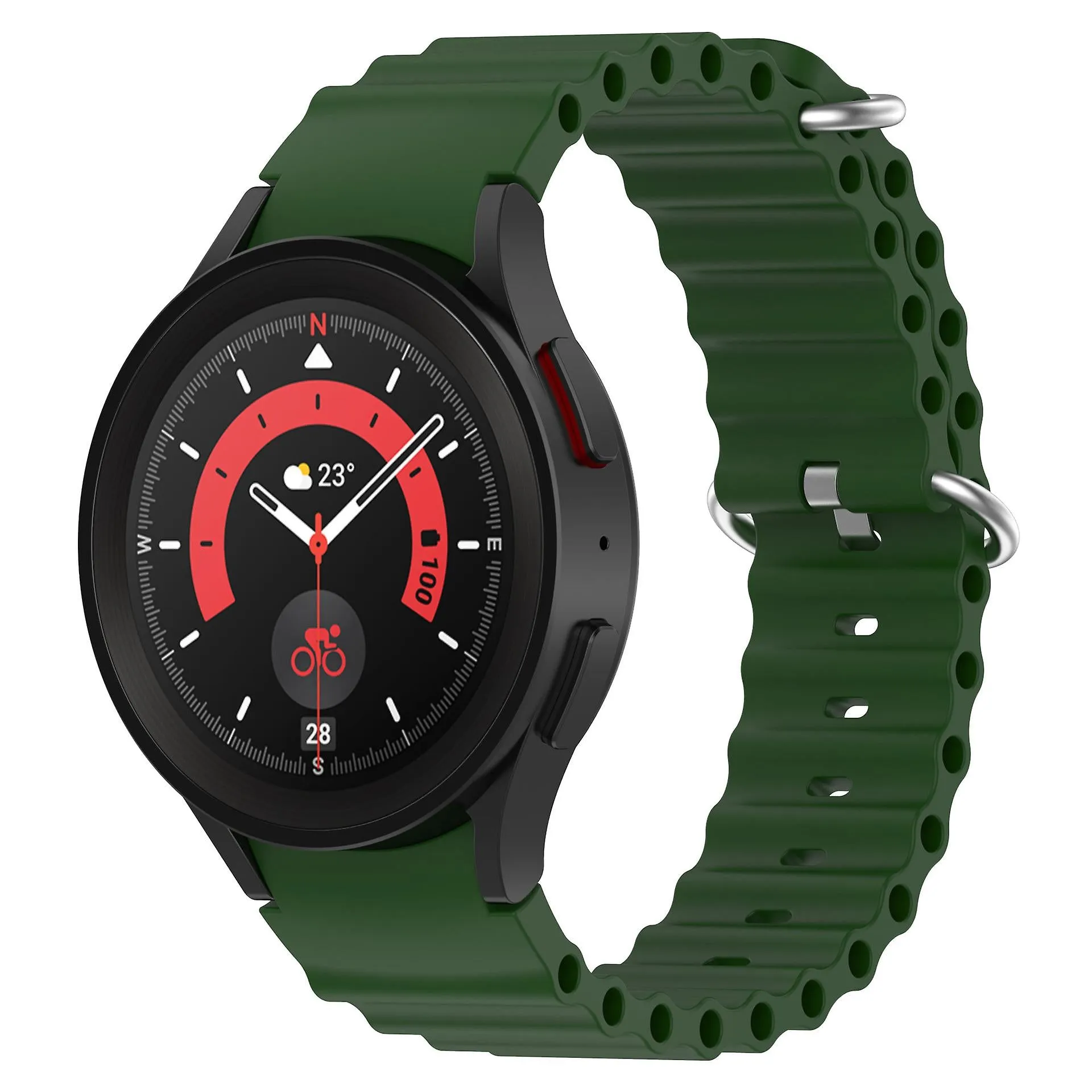 20MM OCEAN LOOP SILICON STRAPS FOR HAYLOU WATCH RS4 & RS4 PLUS