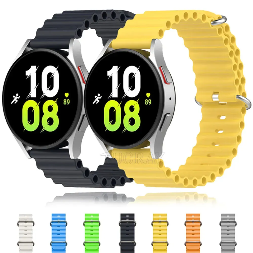 20MM OCEAN LOOP SILICON STRAPS FOR HAYLOU WATCH RS4 & RS4 PLUS