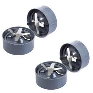 4x For Nutribullet Extractor Blade 900W | New Improved Design | Powerful & Reliable