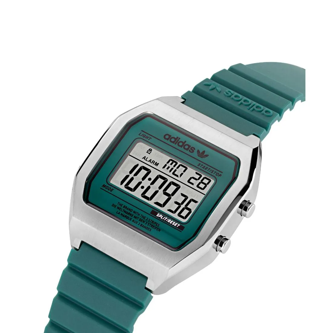Adidas Originals Digital Two Unisex Grey 36 mm Dial Digital Watch - AOST22076