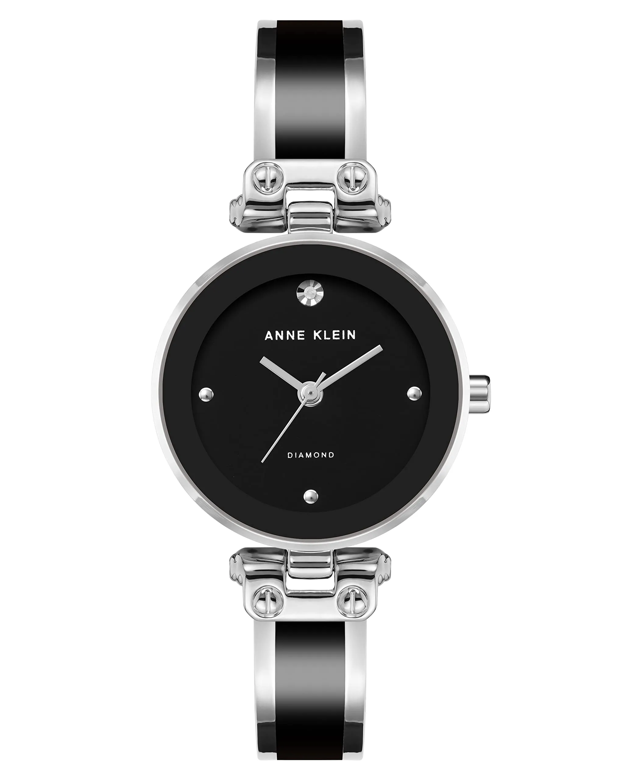 Anne Klein Women's Genuine Diamond Dial Bangle Watch