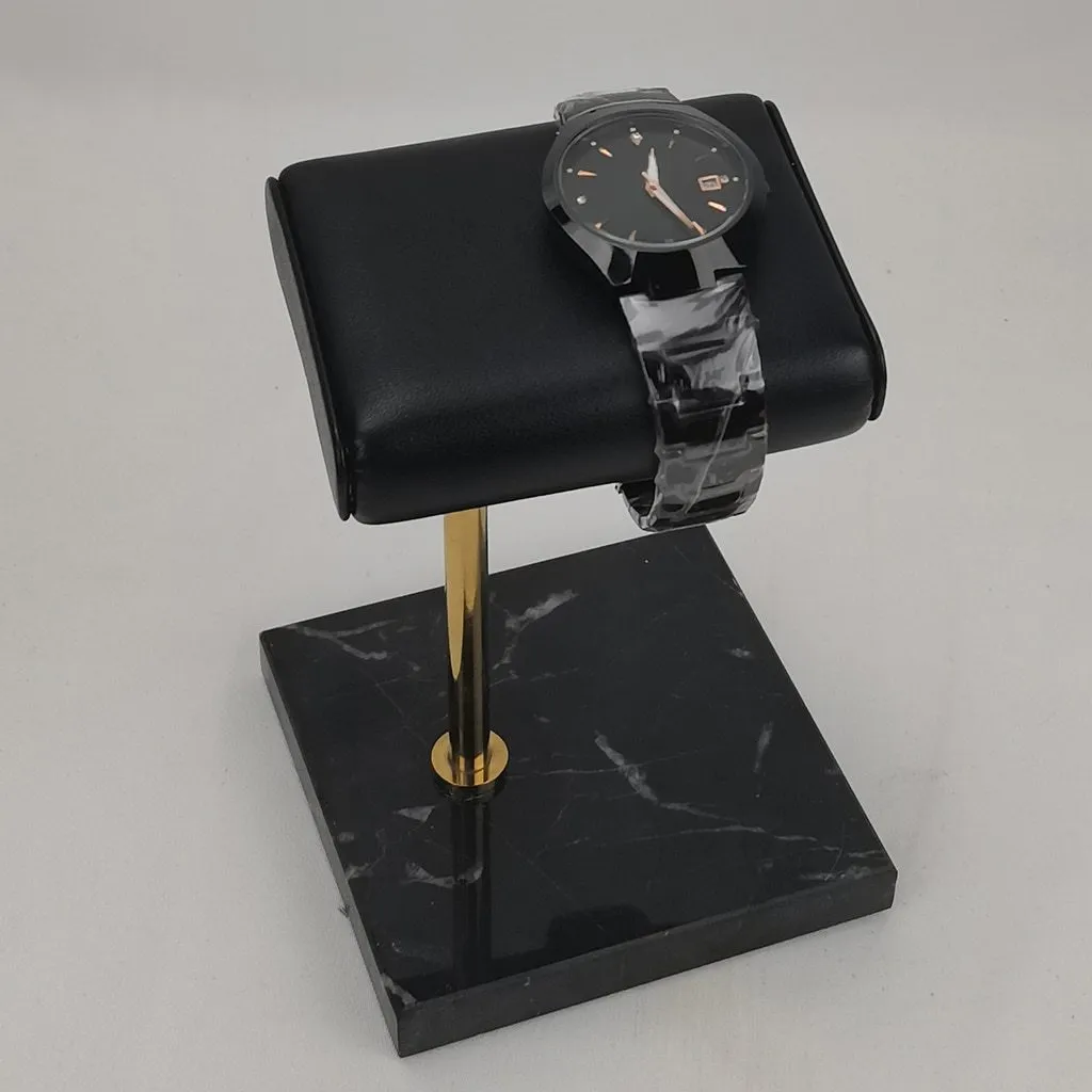 Antoine Black Marble Single Watch Display Stand Holder