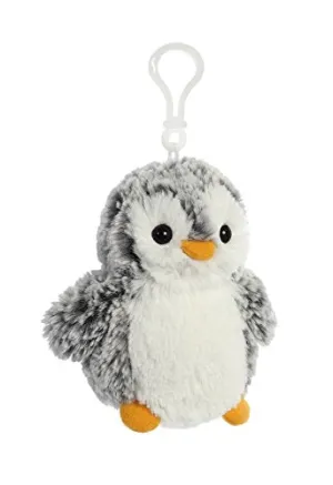 Aurora 4" Pompom Clip-On Grey