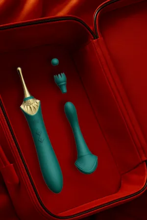 Bess Clitoral Massager - Turquoise Green
