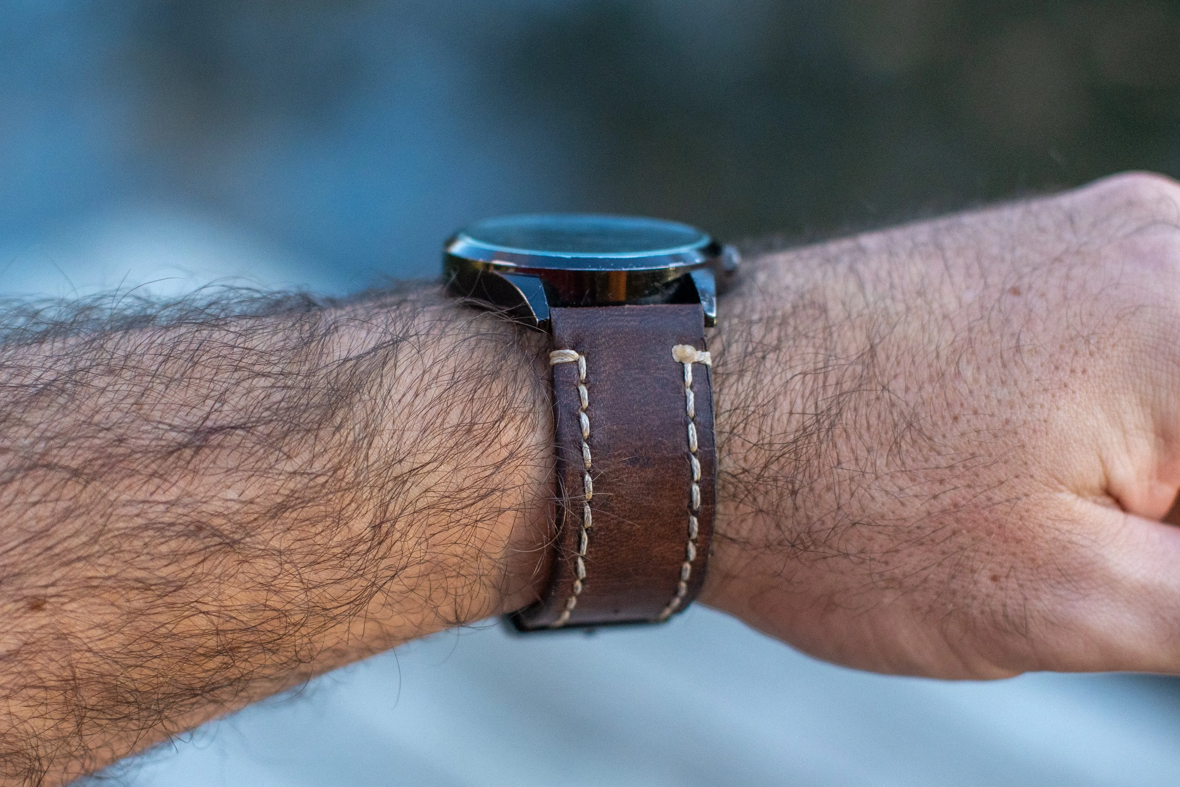 Black Buckle Watch Strap