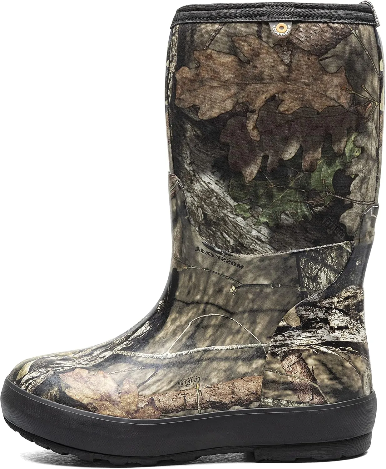 Bogs Kids Classic Waterproof Rain Boot, No Handles - Camo Green, Size 12 Little Kid