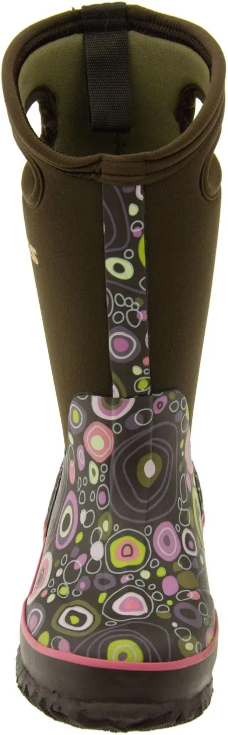 BOGS Unisex-Child Classic High Waterproof Insulated Rubber Neoprene Rain Boot Snow