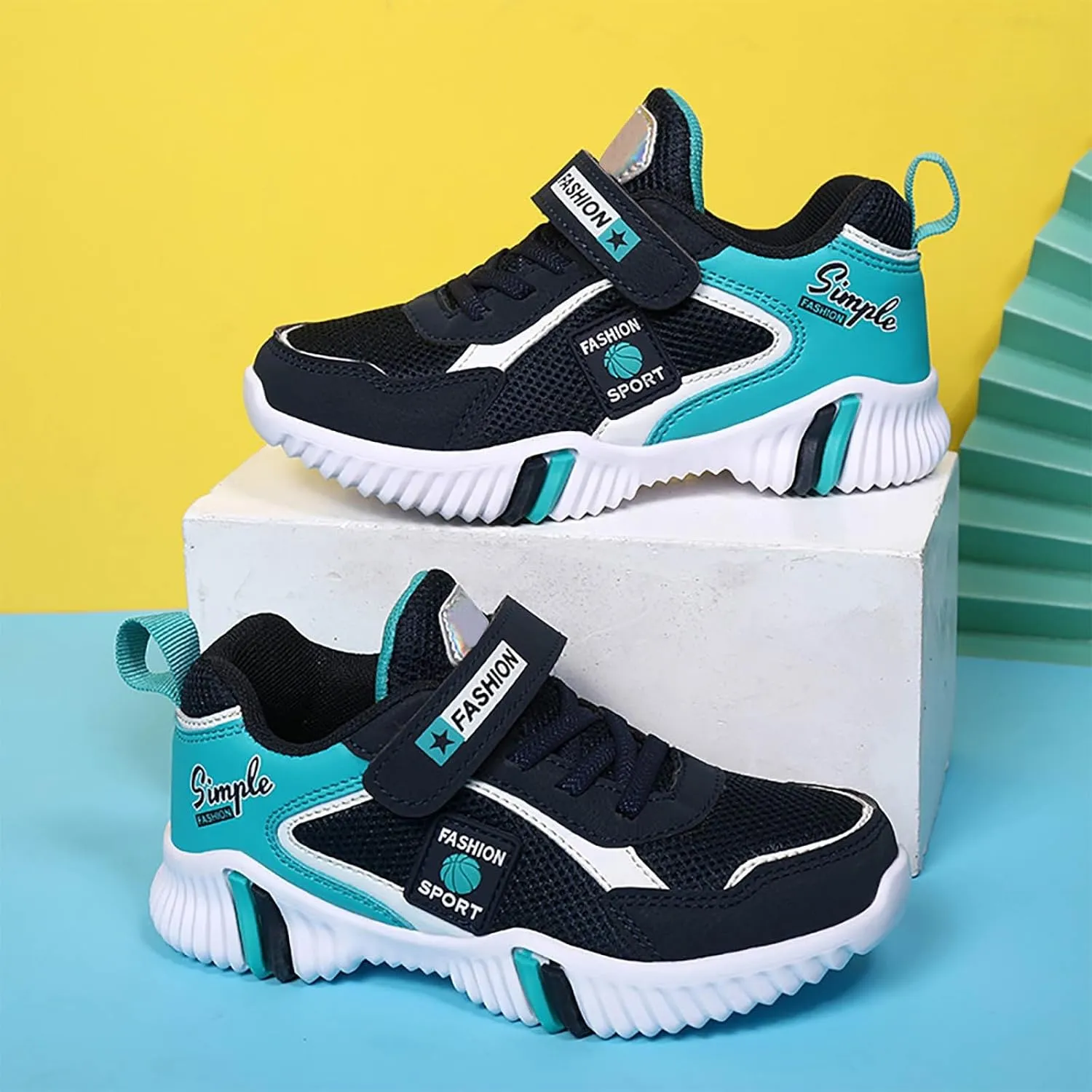 Boys Sneakers Lightweight Breathable Sports Shoes for School Casual Activities Comfortable Soft Sole Design