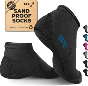 BPS Smart Neoprene Socks 3mm Water Socks Sand Proof Wetsuit Booties for Beach Volleyball Sand Soccer Water Sports