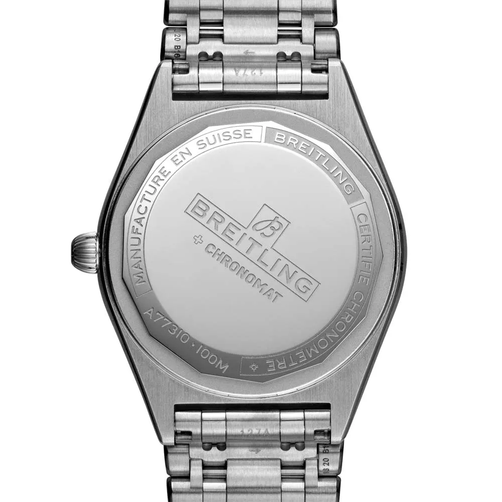 Breitling Chronomat 32mm White Dial Diamond Ladies Quartz Watch A77310591A1A1