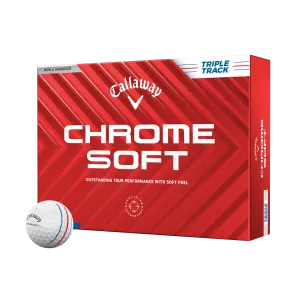 Callaway 2024 Chrome Soft Triple Track Golf Balls