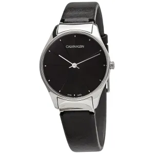 Calvin Klein Classic Quartz Black Dial Ladies Watch K4D221CY