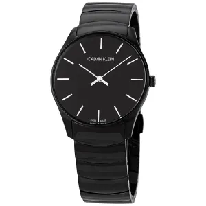 Calvin Klein Classic Too Quartz Black Dial Unisex Watch K4D21441