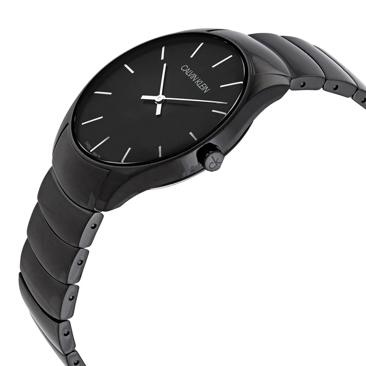 Calvin Klein Classic Too Quartz Black Dial Unisex Watch K4D21441