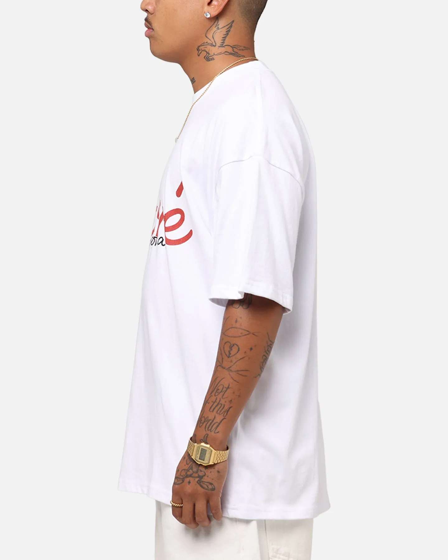 Carre International Script T-Shirt White