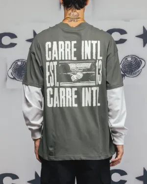 Carre Rear Vision Long Sleeve T-Shirt Green/White Carre Rear Vision Long Sleeve T-Shirt Green/White