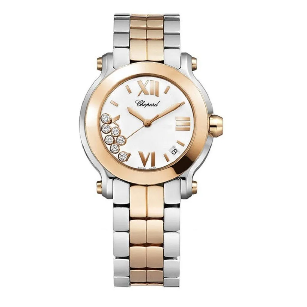 Chopard Happy Sport Ladies Quartz 36mm Watch 278488-9001