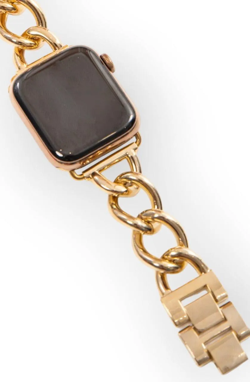 Chunky Gold Chain Smartwatch Band