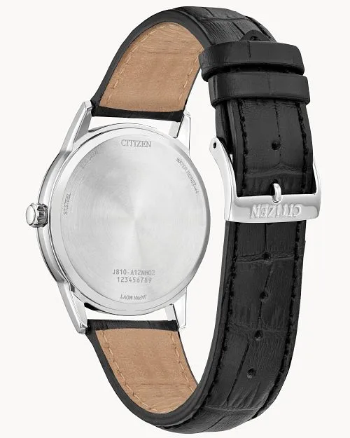 Citizen Classic Blue Dial Leather Strap Watch AW1780-09L