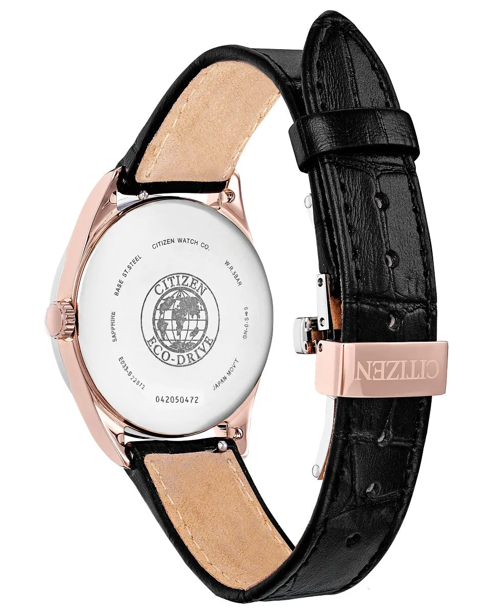 Citizen Eco-Drive Women's Arezzo Diamond Bezel Watch