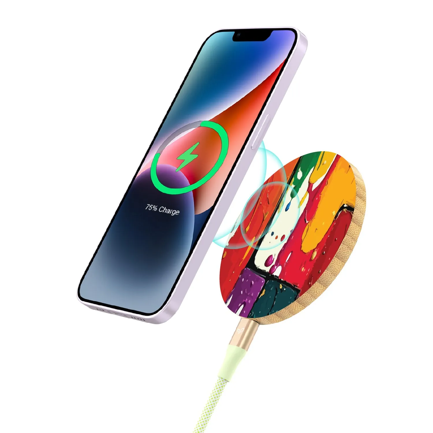 Color Me Mine - Bamboo Wireless Charger