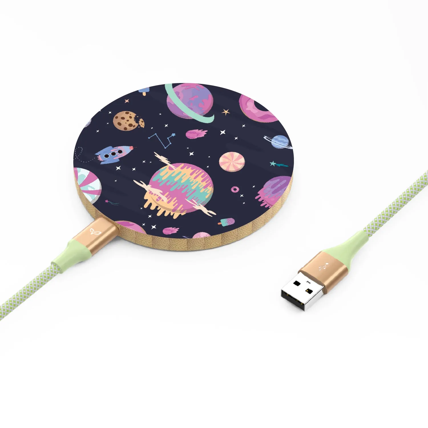 Cosmic Candy - Bamboo Wireless Charger
