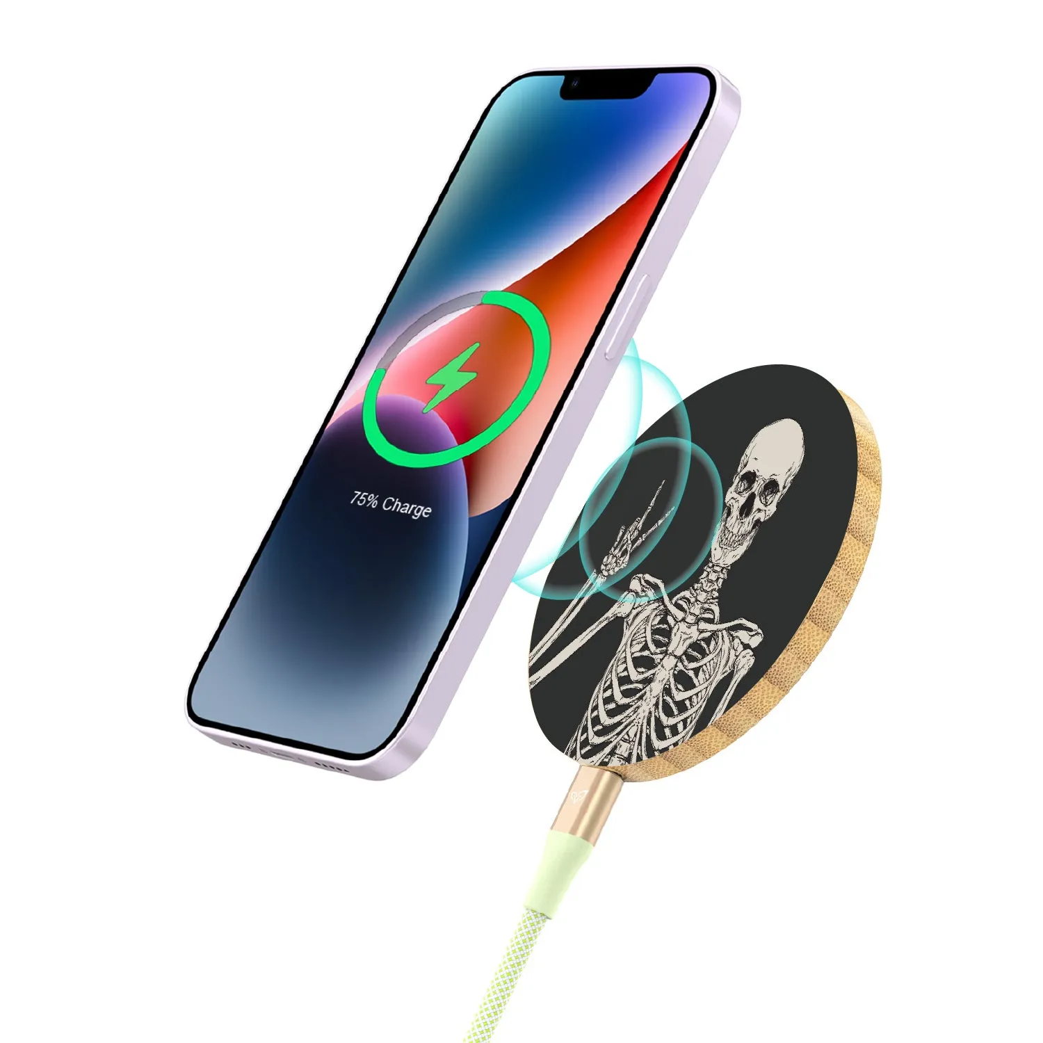 Creepin It Real - Bamboo Wireless Charger