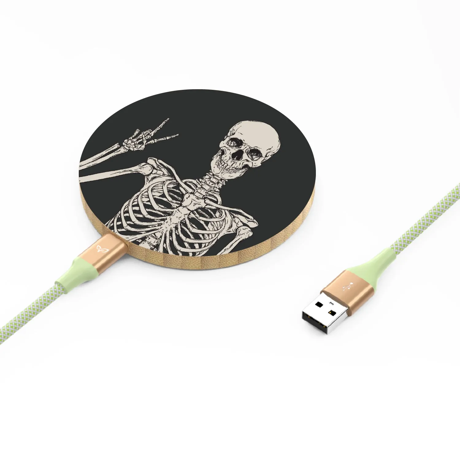 Creepin It Real - Bamboo Wireless Charger