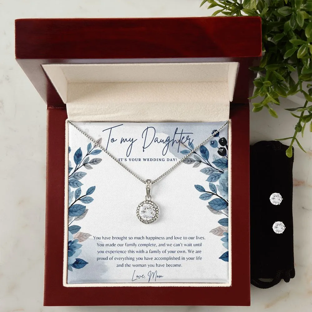 Daughter Wedding Day Gifts Jewelry Gift Set on Daughters Wedding Day