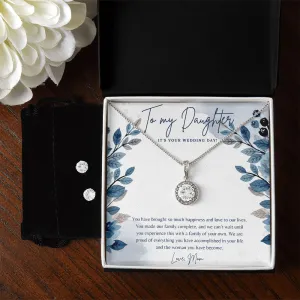 Daughter Wedding Day Gifts Jewelry Gift Set on Daughters Wedding Day