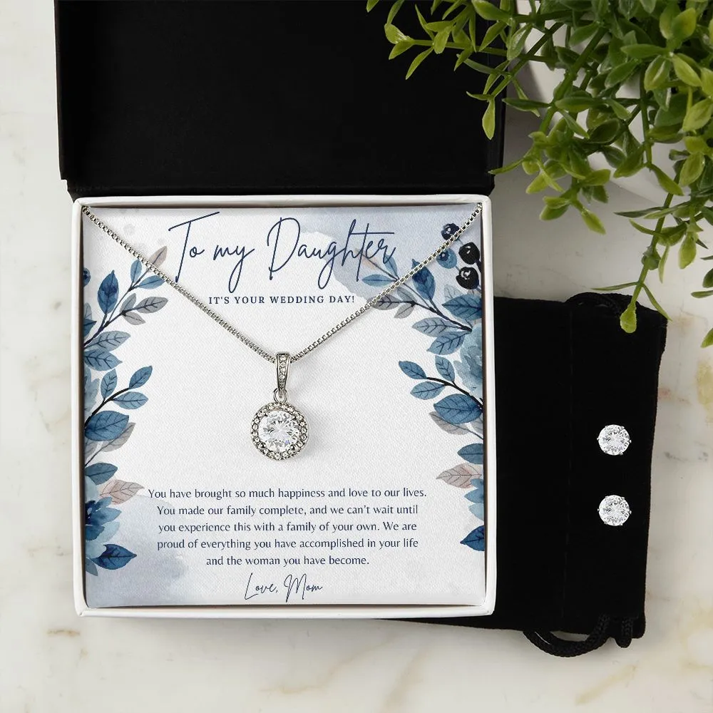 Daughter Wedding Day Gifts Jewelry Gift Set on Daughters Wedding Day