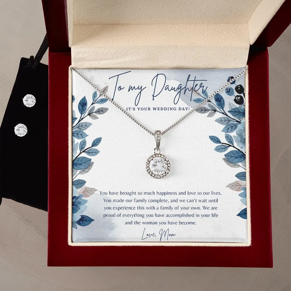 Daughter Wedding Day Gifts Jewelry Gift Set on Daughters Wedding Day