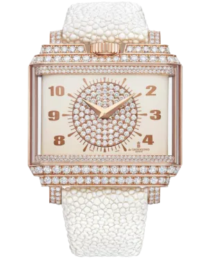 De Grisogono New Retro 18K Rose Gold & Diamonds Ladies Watch
