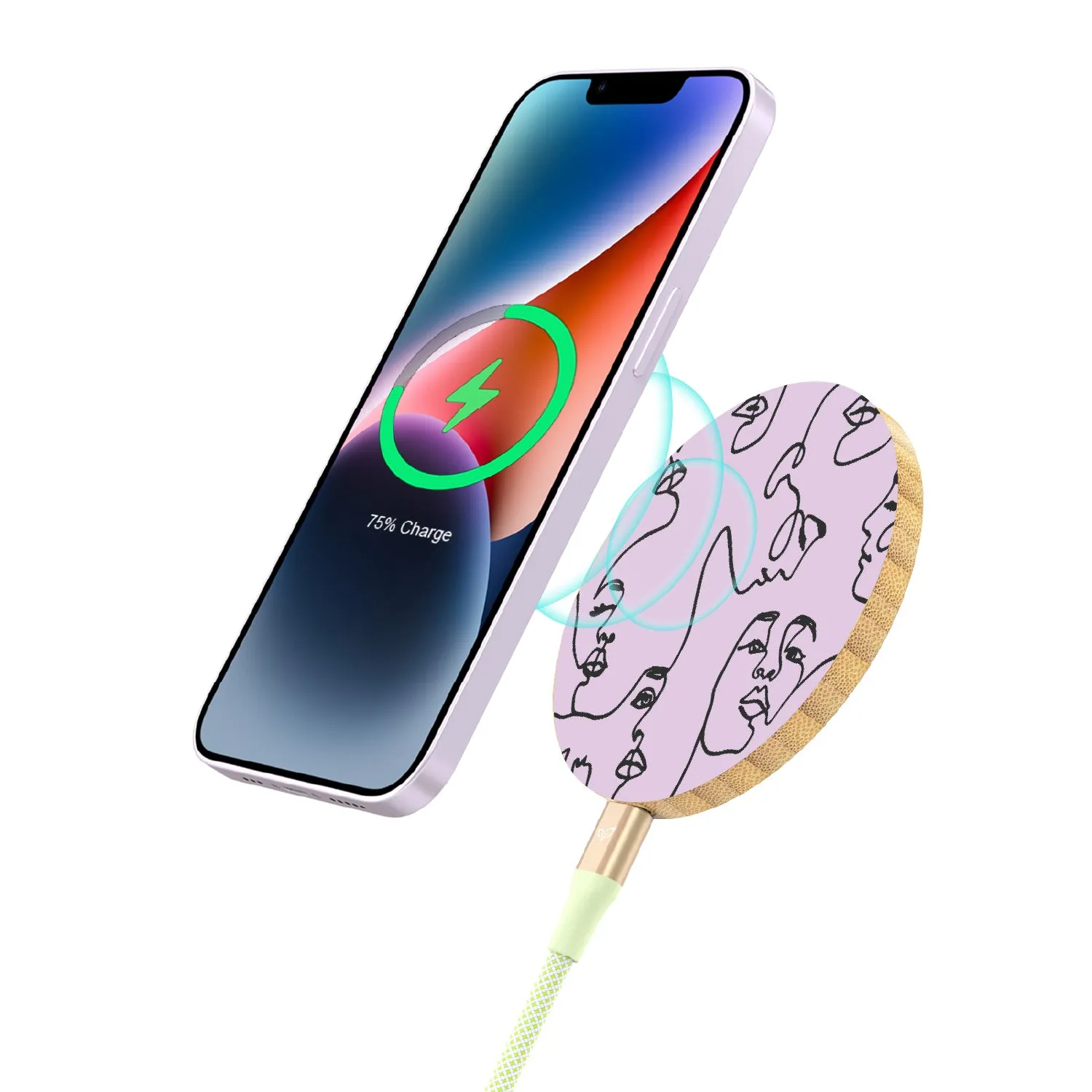 Delicate Touch - Bamboo Wireless Charger
