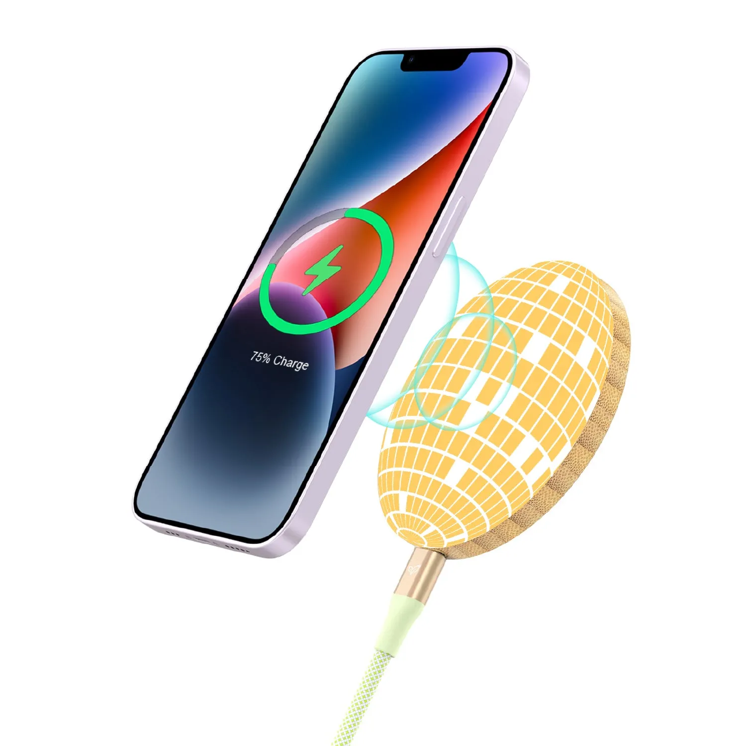 Disco with the Flow - Bamboo Wireless Charger