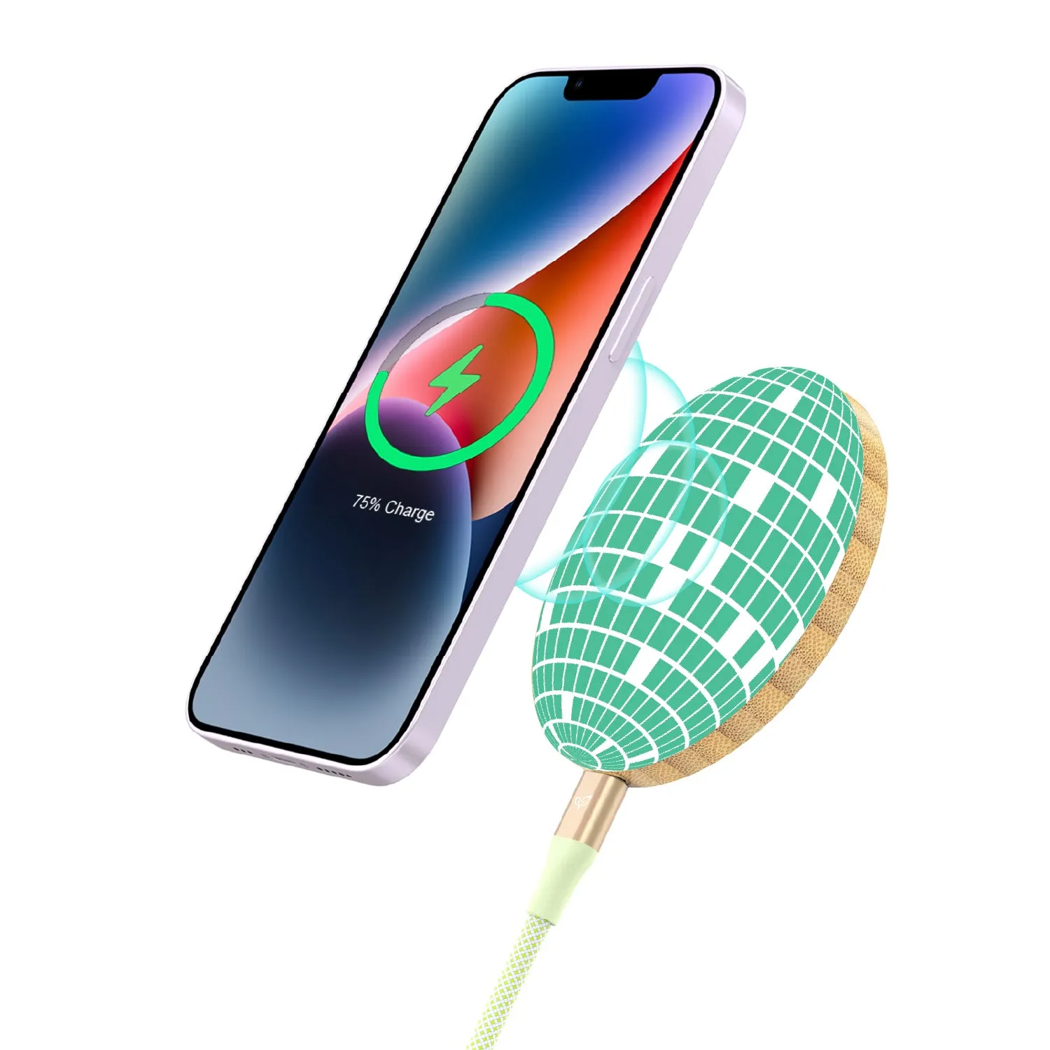 Disco with the Flow - Bamboo Wireless Charger