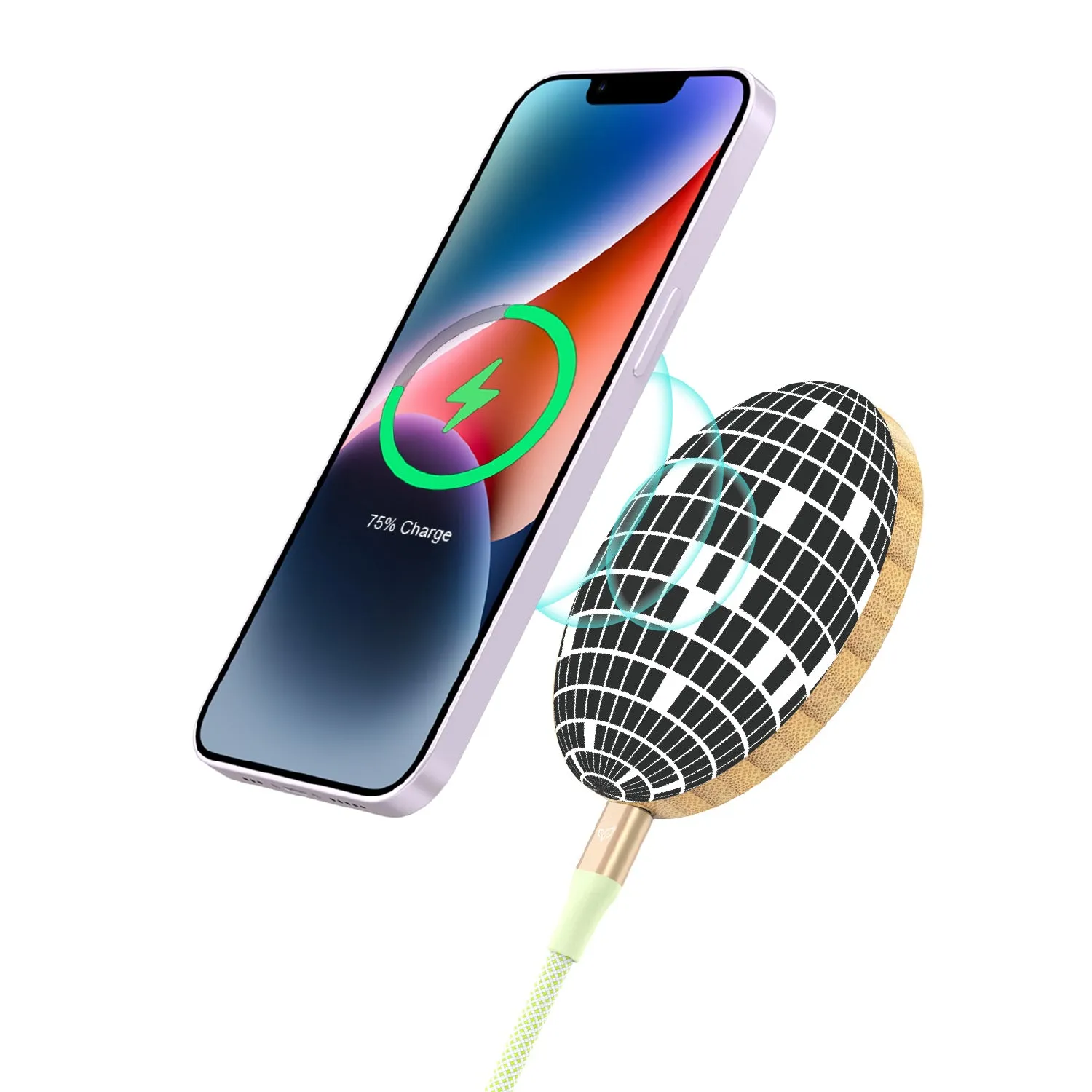 Disco with the Flow - Bamboo Wireless Charger