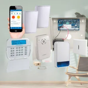DSC Neo Wireless Home Alarm System, Premium Kit , Wired Keypad
