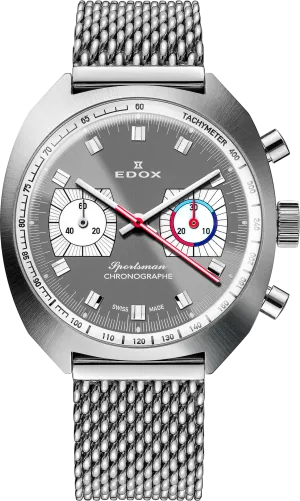 Edox Sportsman Chronographe Automatic Grey Limited Edition