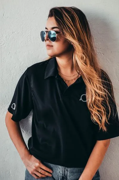 Embroidered Signature Logo Performance Polo