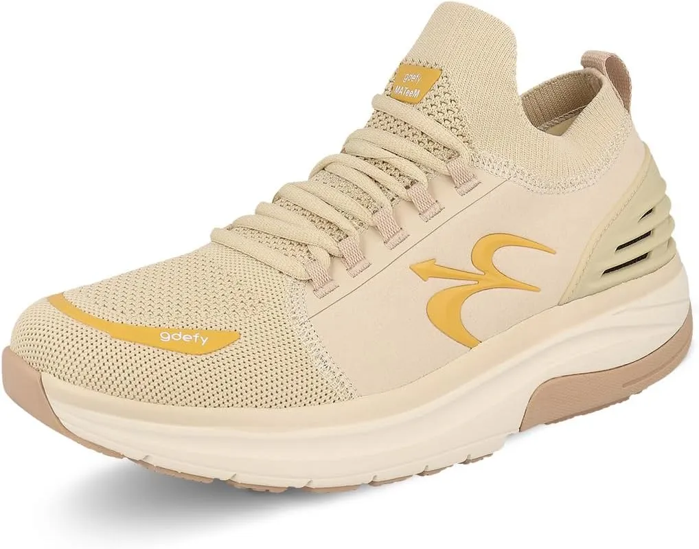 G-DEFY MATeeM Womens Cross Trainer Shoe | Heel Support | VersoShock Technology for Pain Associated with Prolonged Standing or Walking | Arch Support | Diabetic Shoes | Wide Shoes | Free Orthotic