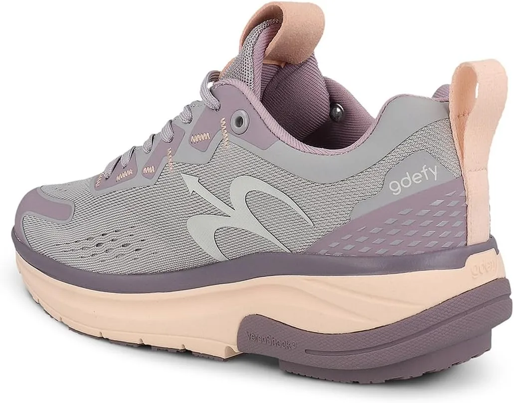 G-DEFY Mehalef Womens Cross Trainer Shoe | Heel Support | VersoShock Technology for Pain Associated with Prolonged Standing or Walking | Arch Support | Diabetic Shoes | Wide Shoes | Free Orthotic