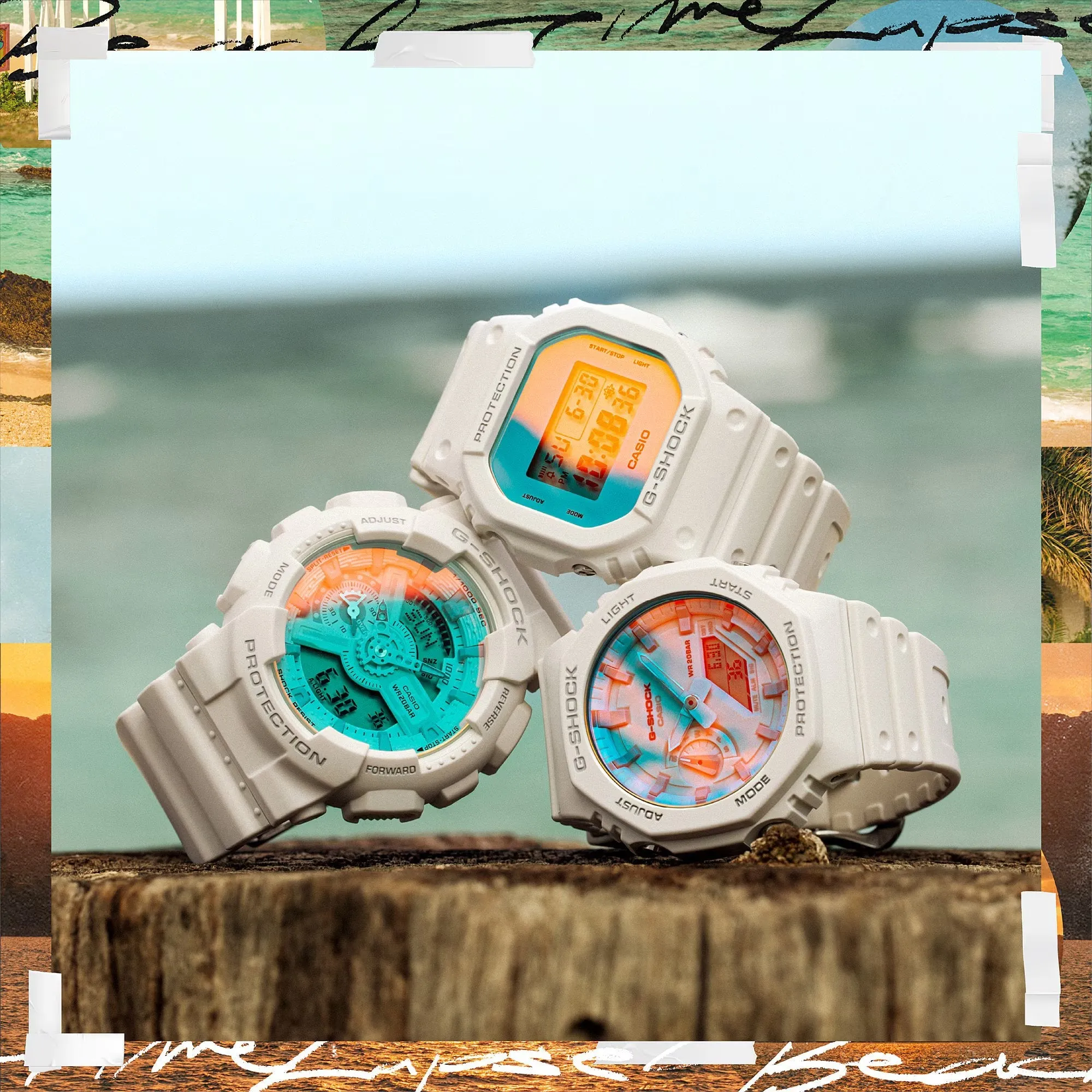 G Shock Beach Time Lapse Series GA2100TL-7A