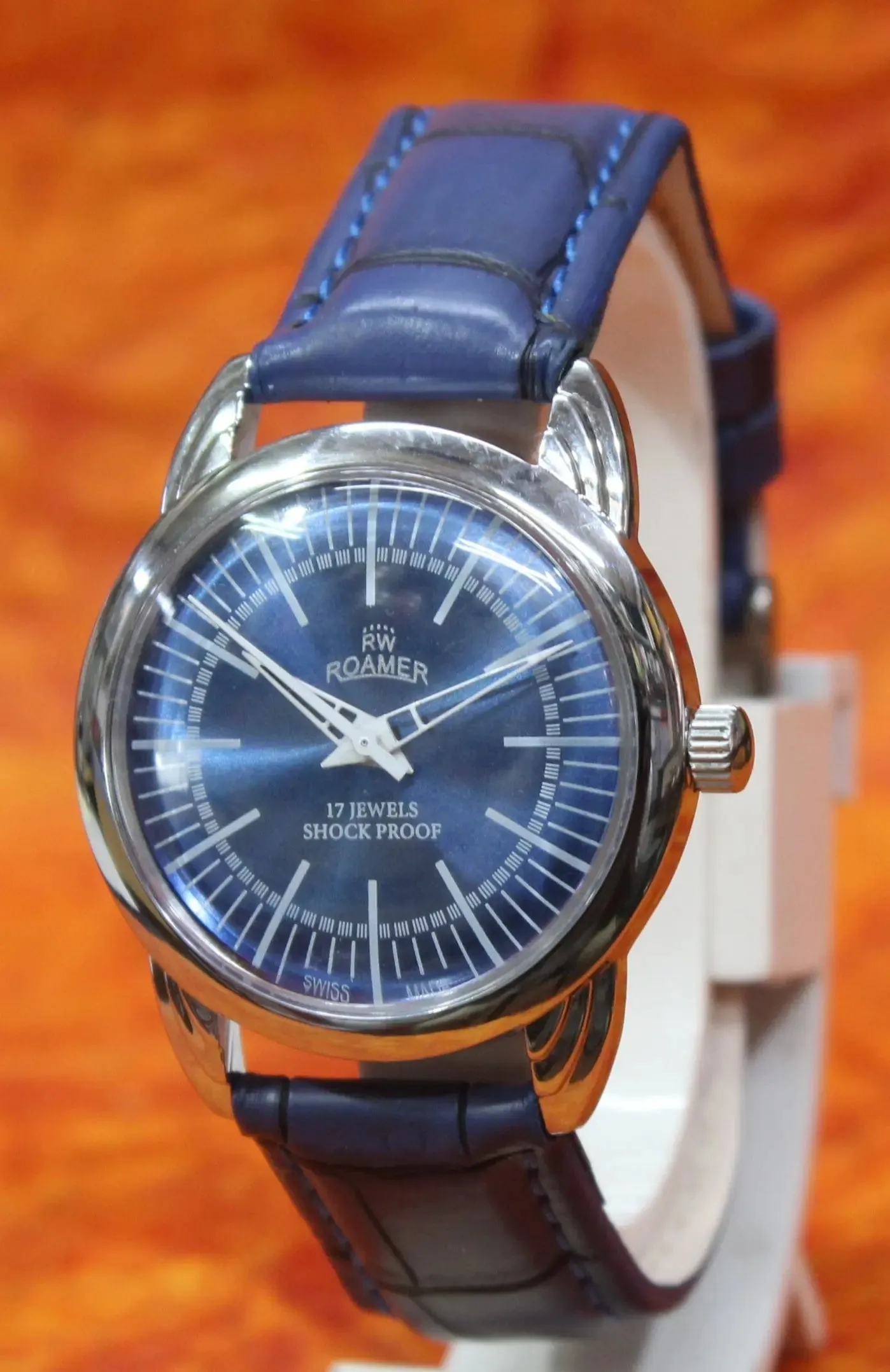 Hand Winding Watch Roamer Vintage 17 Jewels FHF ST96 Mechanical Swiss Made