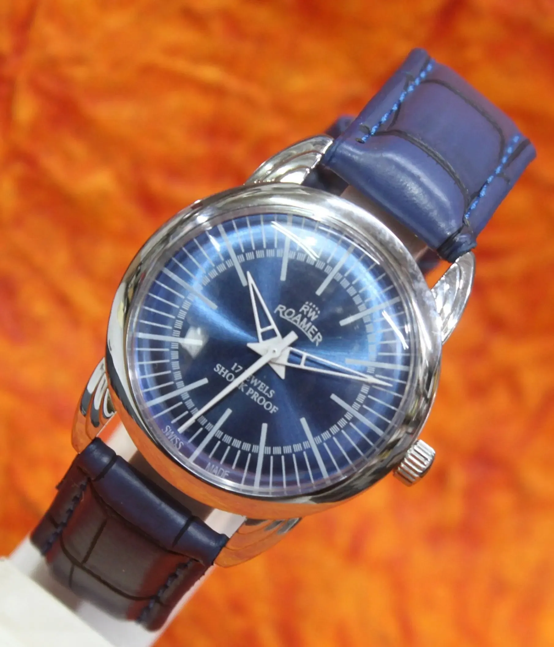 Hand Winding Watch Roamer Vintage 17 Jewels FHF ST96 Mechanical Swiss Made