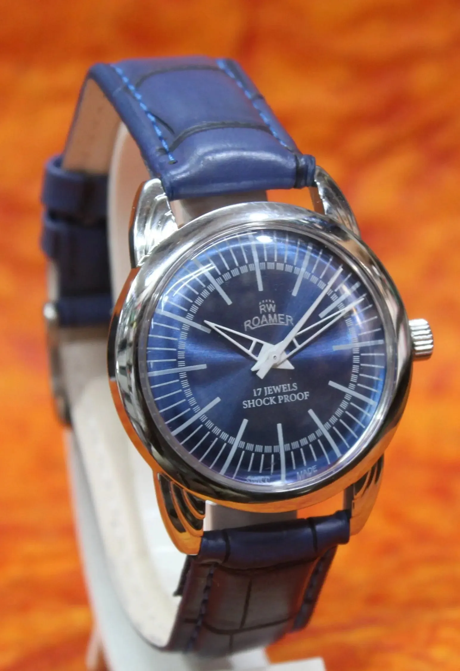 Hand Winding Watch Roamer Vintage 17 Jewels FHF ST96 Mechanical Swiss Made