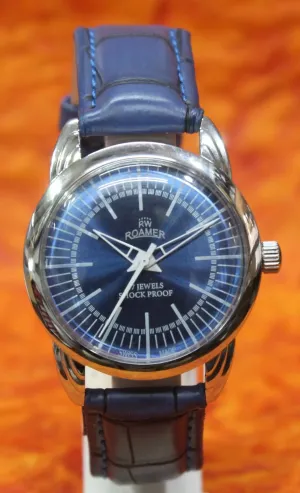 Hand Winding Watch Roamer Vintage 17 Jewels FHF ST96 Mechanical Swiss Made