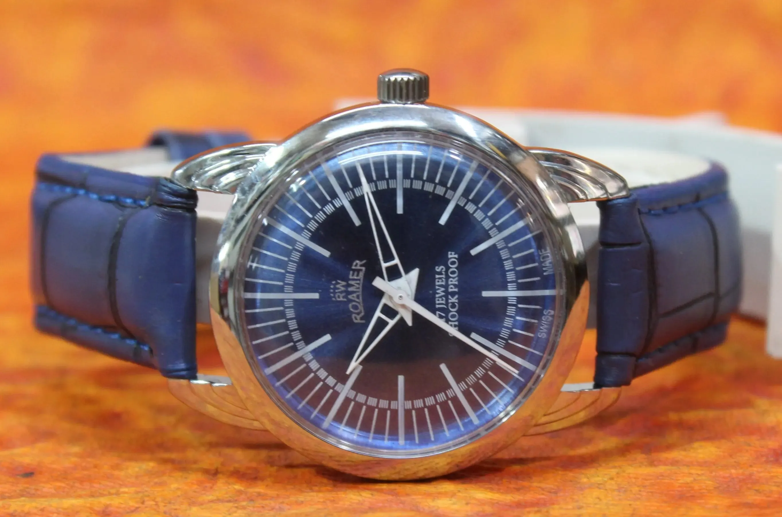 Hand Winding Watch Roamer Vintage 17 Jewels FHF ST96 Mechanical Swiss Made